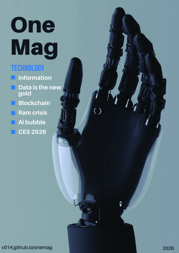One Magazine technology 2026 cover page